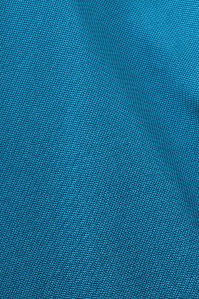 Slim fit-poloshirt, PETROL BLUE, detail image number 5