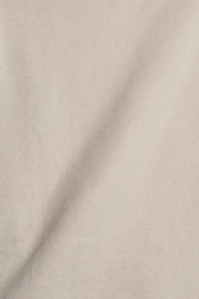 Sweatshirt van zuiver katoen, LIGHT TAUPE, detail image number 1