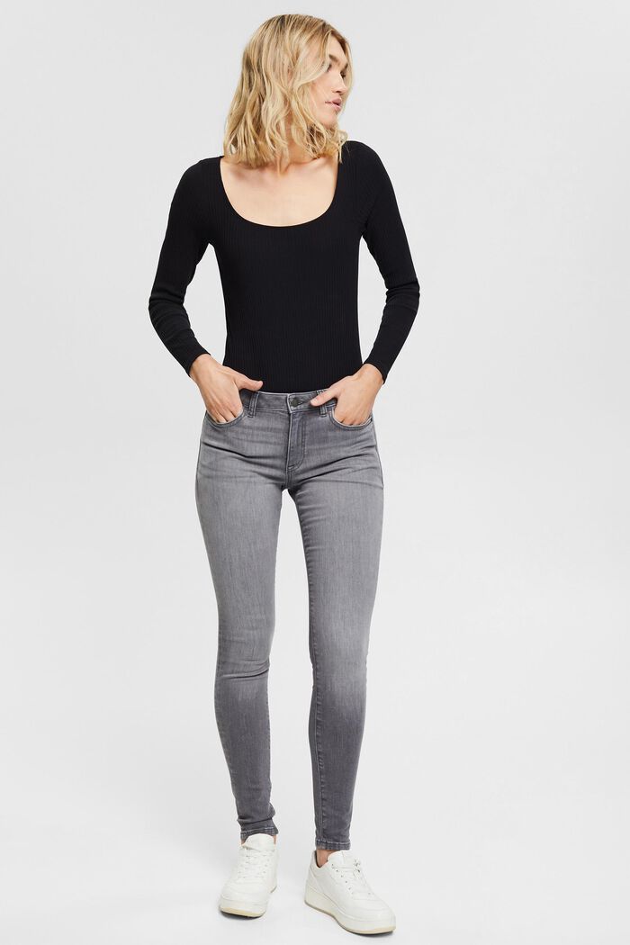 Jeans met superstretch, organic cotton