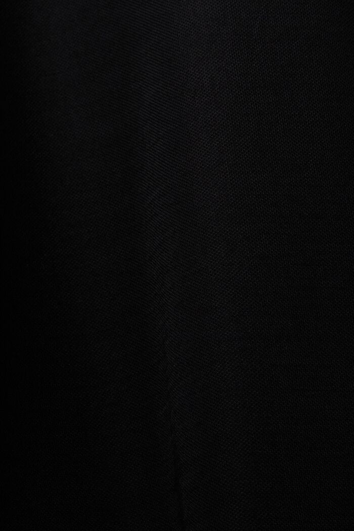 Open jersey blazer, BLACK, detail image number 4