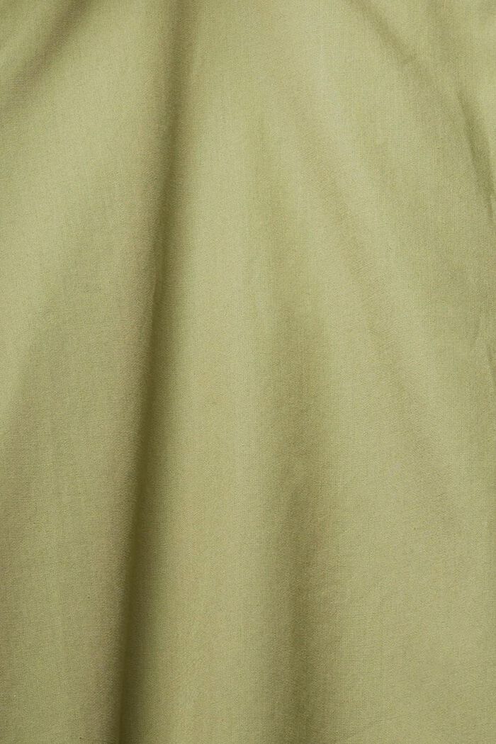Robe de coupe trapèze en coton biologique, LIGHT KHAKI, detail image number 5