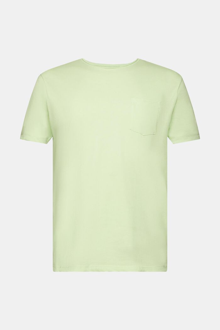 Gerecycled: gemêleerd jersey T-shirt, CITRUS GREEN, detail image number 7