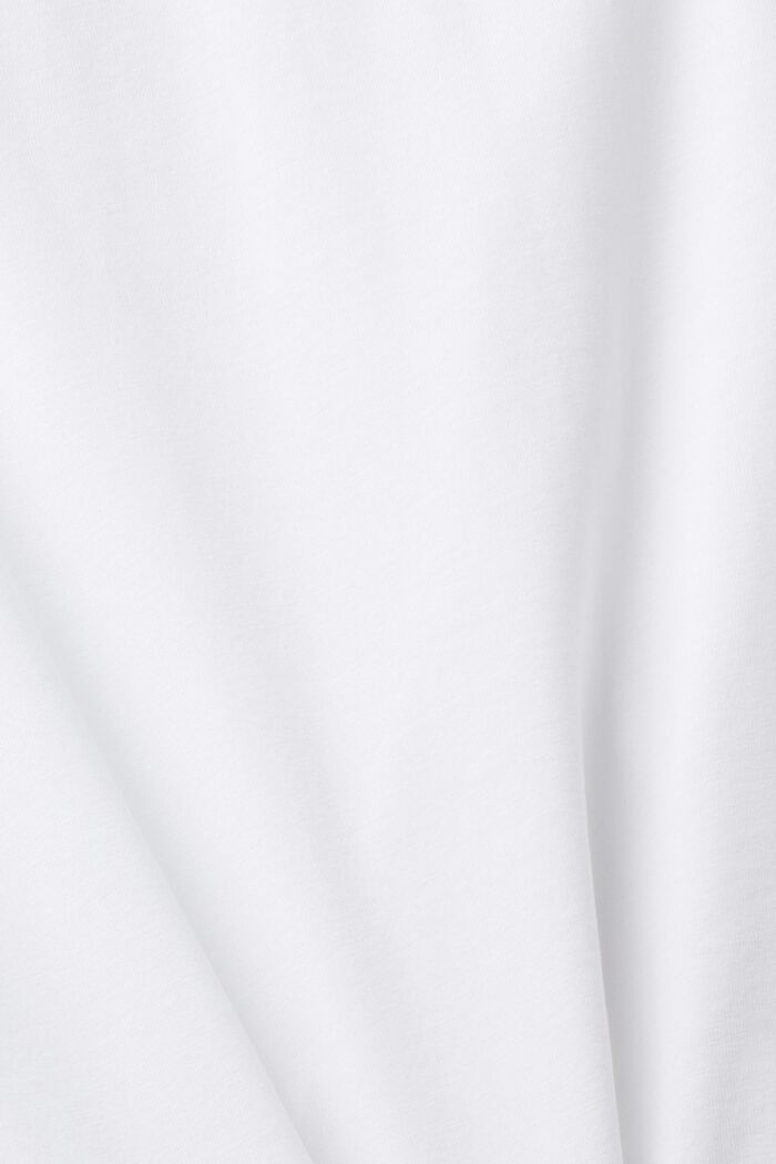 T-shirt en jersey orné d’une application, NEW WHITE, detail image number 4