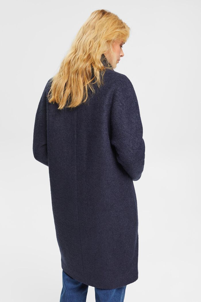 Manteau à teneur en laine, NAVY, detail image number 3