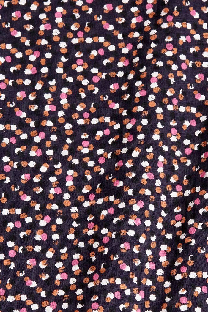 T-shirt met print all-over, NAVY COLORWAY, detail image number 4