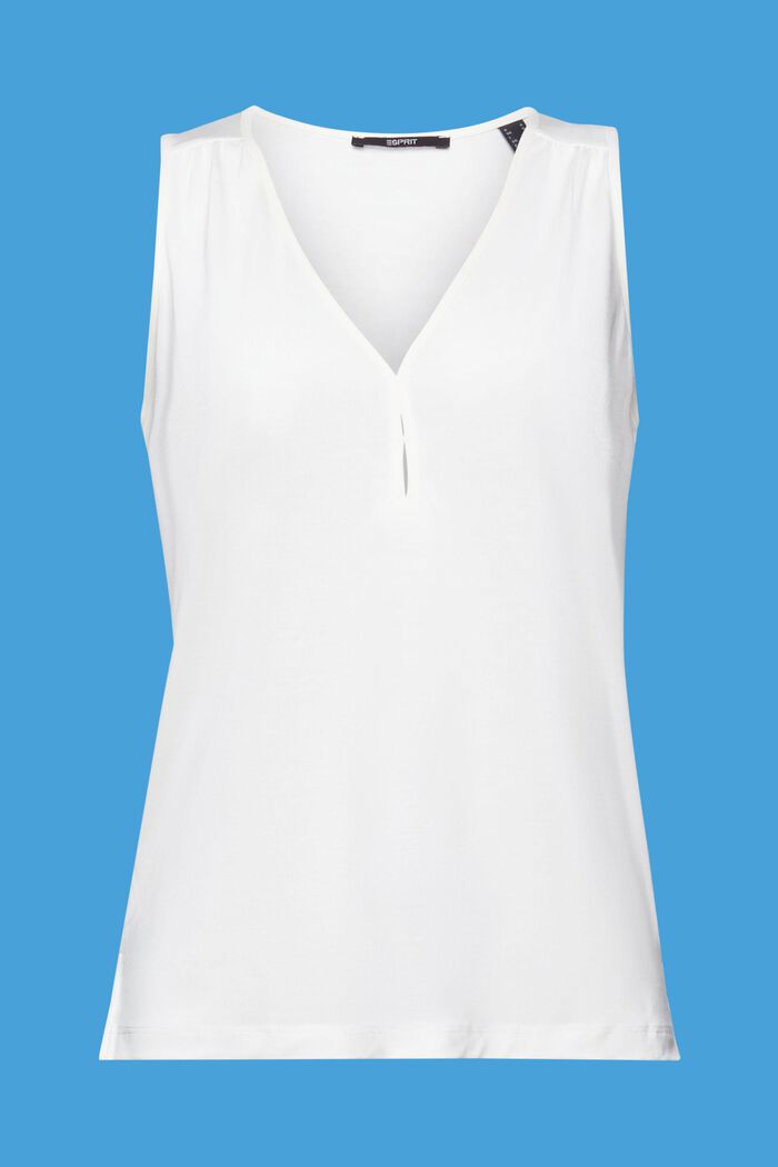 Haut en jersey, lyocell TENCEL™, WHITE, detail image number 7