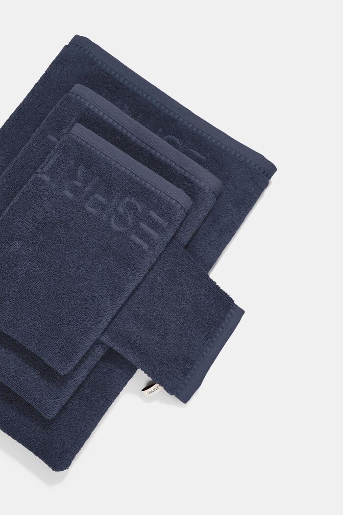 Met TENCEL™: handdoekenlijn van badstof, NAVY BLUE, detail image number 3