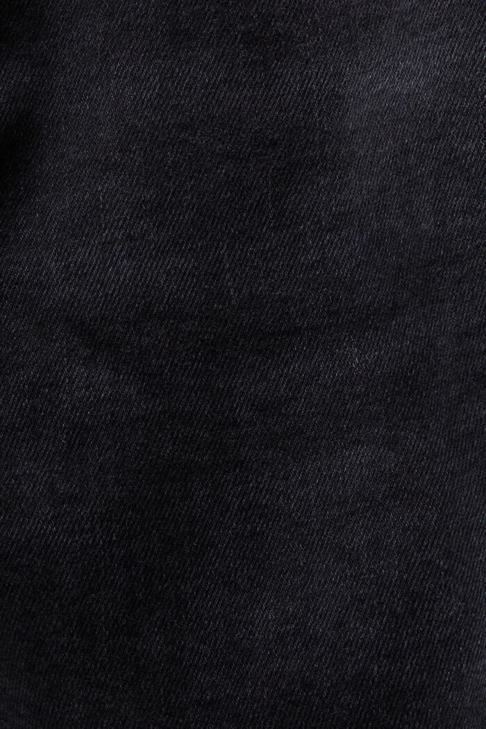 Slim jeans met hoge taille, BLACK RINSE, detail image number 6
