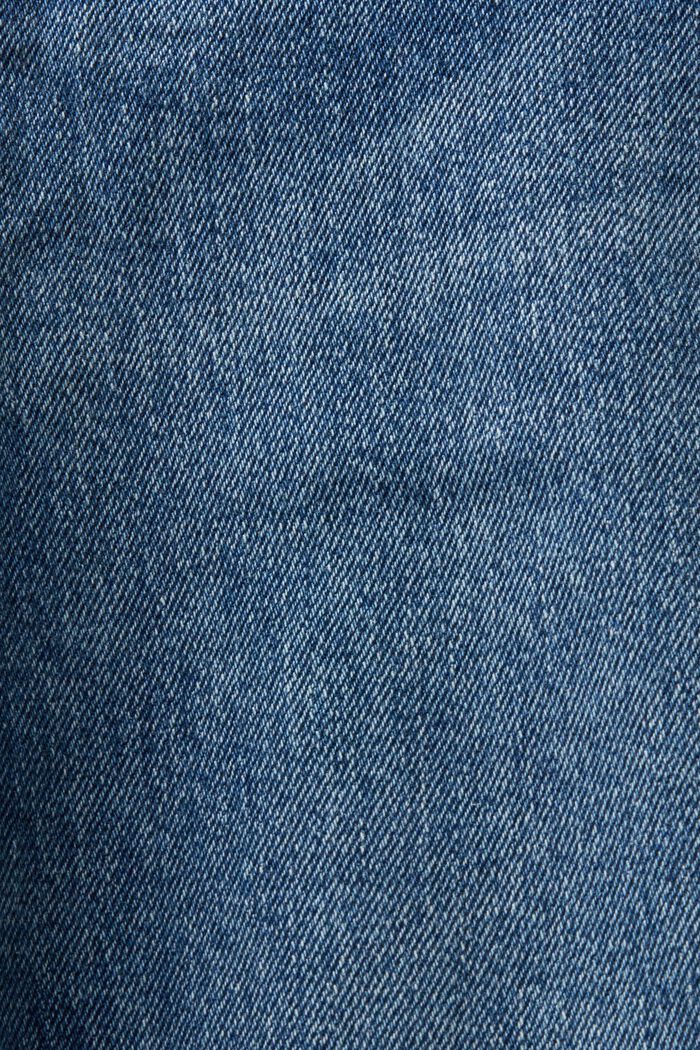 En matière recyclée : le jean carpenter de coupe Straight Fit, BLUE MEDIUM WASHED, detail image number 6