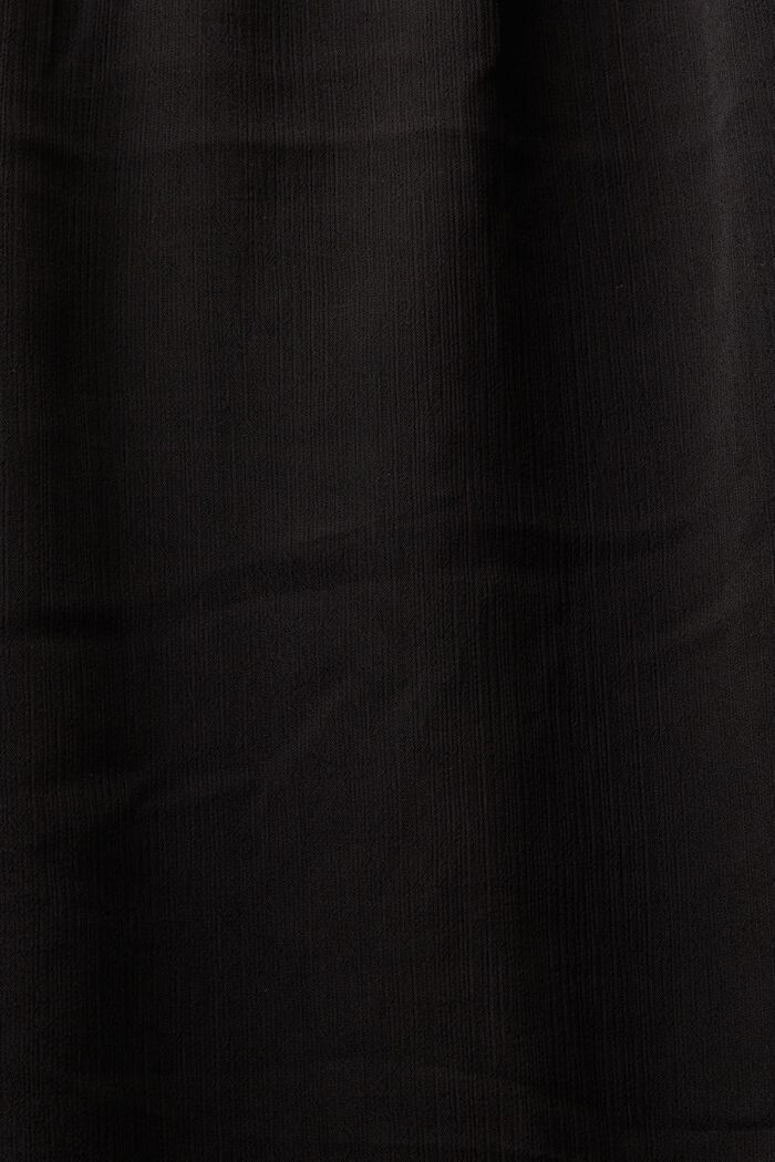 Crêpe chiffon mini-jurk, BLACK, detail image number 5
