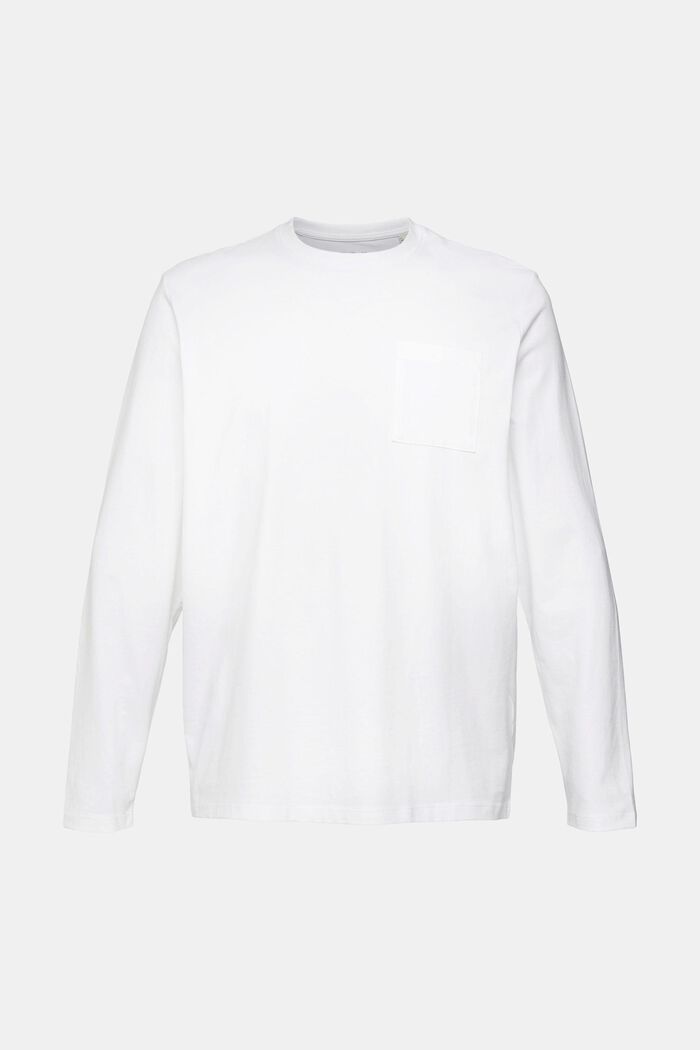 T-shirt à manches longues en jersey, 100 % coton