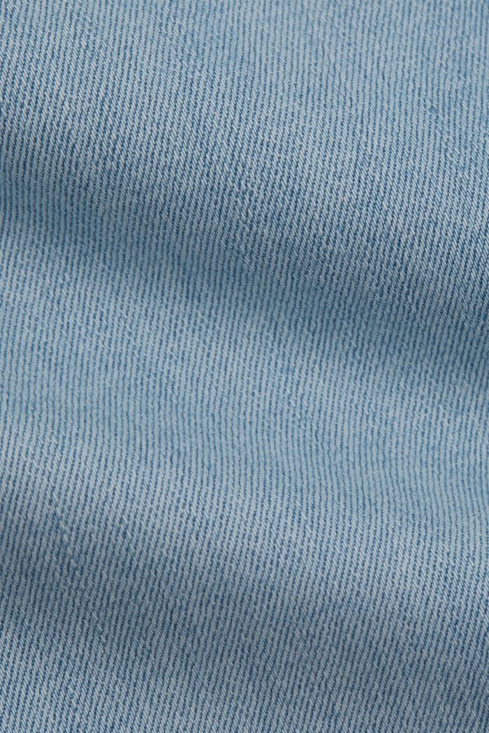 Jean stretch en coton bio, BLUE BLEACHED, detail image number 4