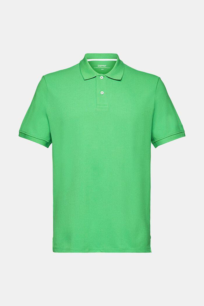 Polo coupe Slim Fit, GREEN, detail image number 7