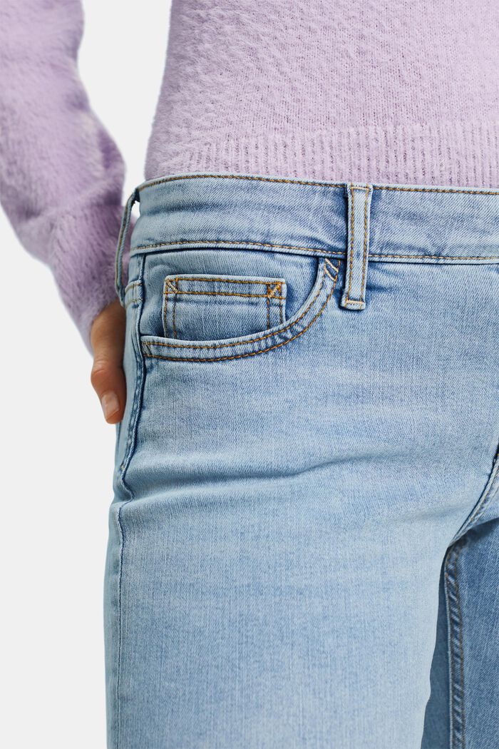 Spijkerbroek Skinny met lage taille, BLUE LIGHT WASHED, detail image number 4