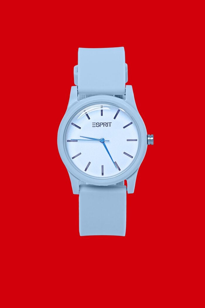 Horloge met rubberen bandje, LIGHT BLUE, detail image number 0