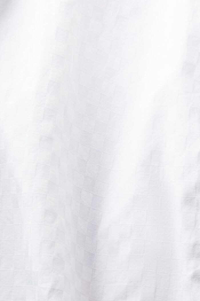 Overhemd van jacquardkatoen, WHITE, detail image number 5