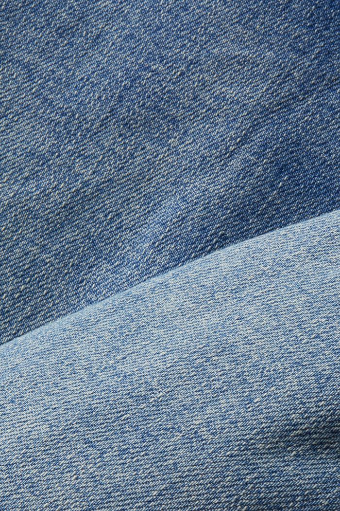 Jean Flared raccourci à taille basse, BLUE MEDIUM WASHED, detail image number 5