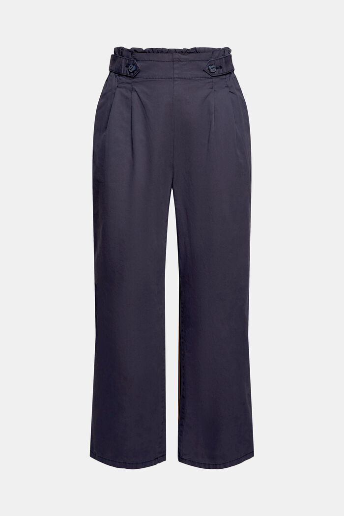 Pantalon court à taille élastique, 100 % coton
