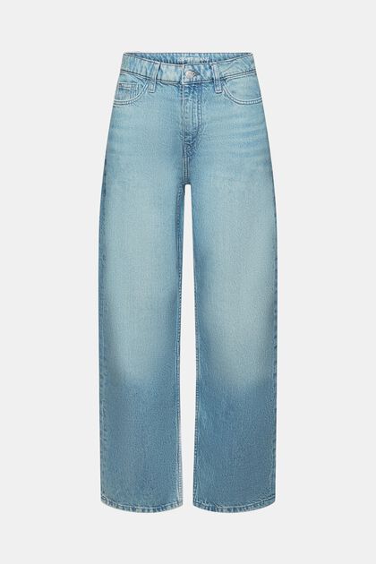 Retro loose jeans met hoge taille