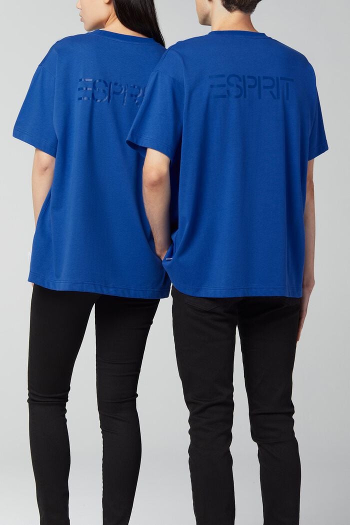 T-shirt unisexe à imprimé, BLUE, detail image number 1