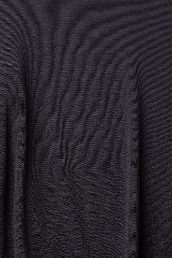 T-shirt à manches longues de coupe courte, BLACK, detail image number 5