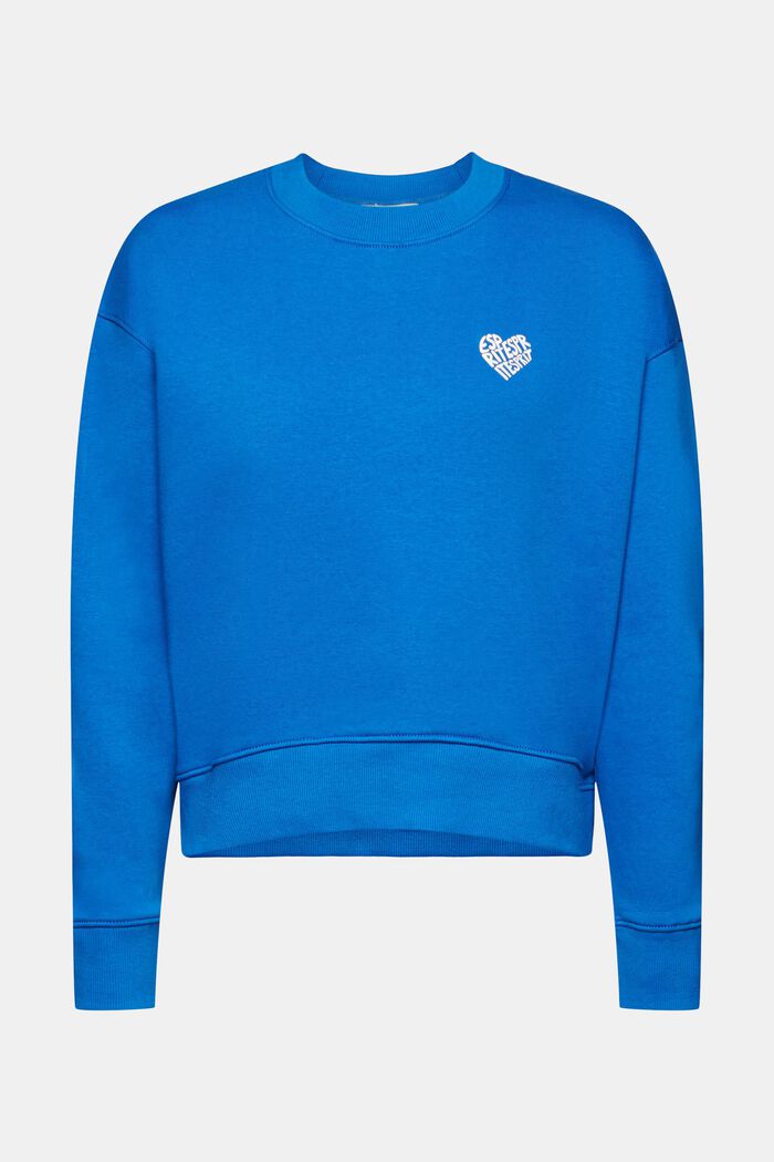 Sweatshirt met logo, BLUE, detail image number 6
