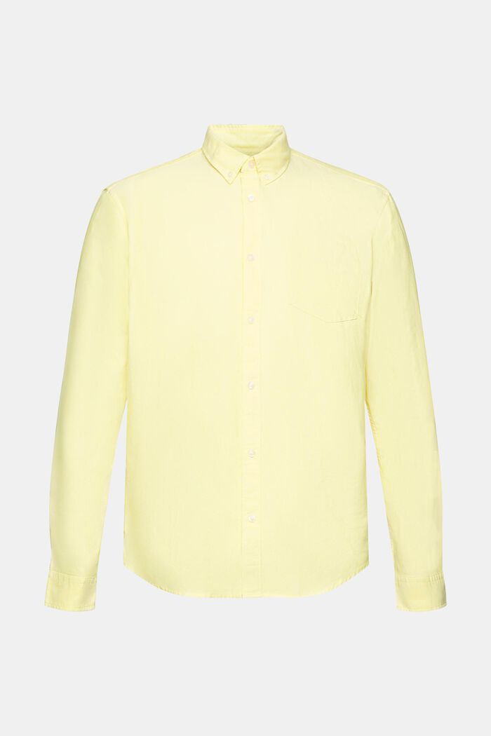 Chemise à col boutonné, BRIGHT YELLOW, detail image number 2
