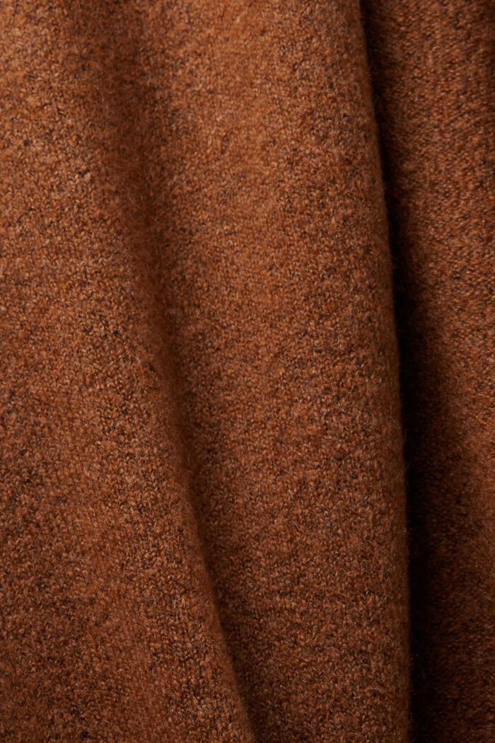 Cardigan en fine maille de laine mélangée, TOFFEE, detail image number 5