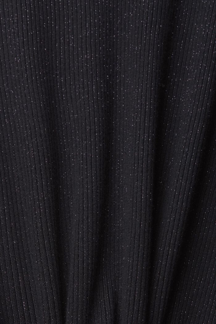 Jupe longueur midi scintillante, BLACK, detail image number 6