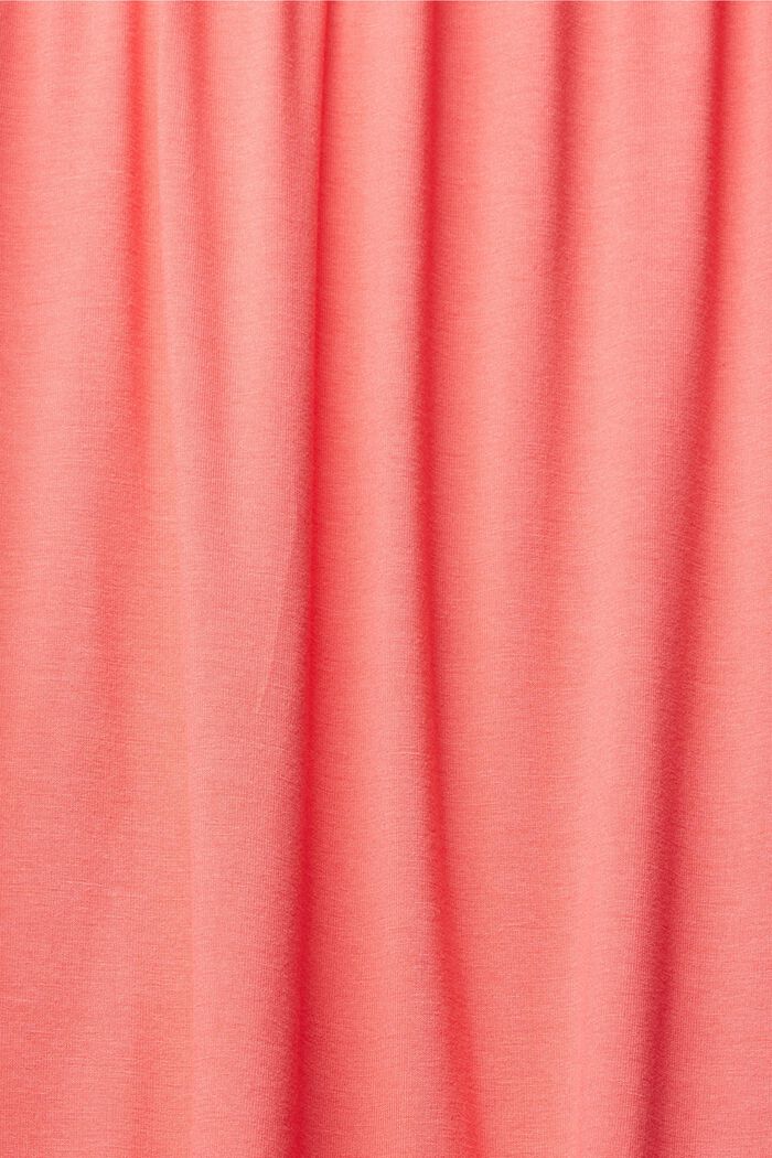 Midi-jurk van jersey, LENZING™ ECOVERO™, CORAL RED, detail image number 1