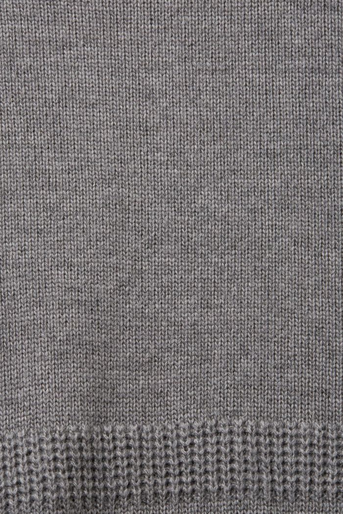 Pull-over à col rond de coupe carrée, BROWN GREY, detail image number 6