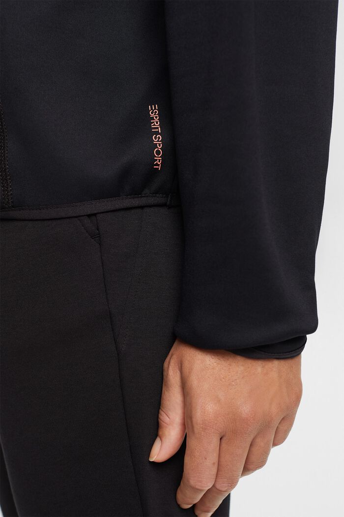Sportsweatshirt, E-DRY, BLACK, detail image number 2
