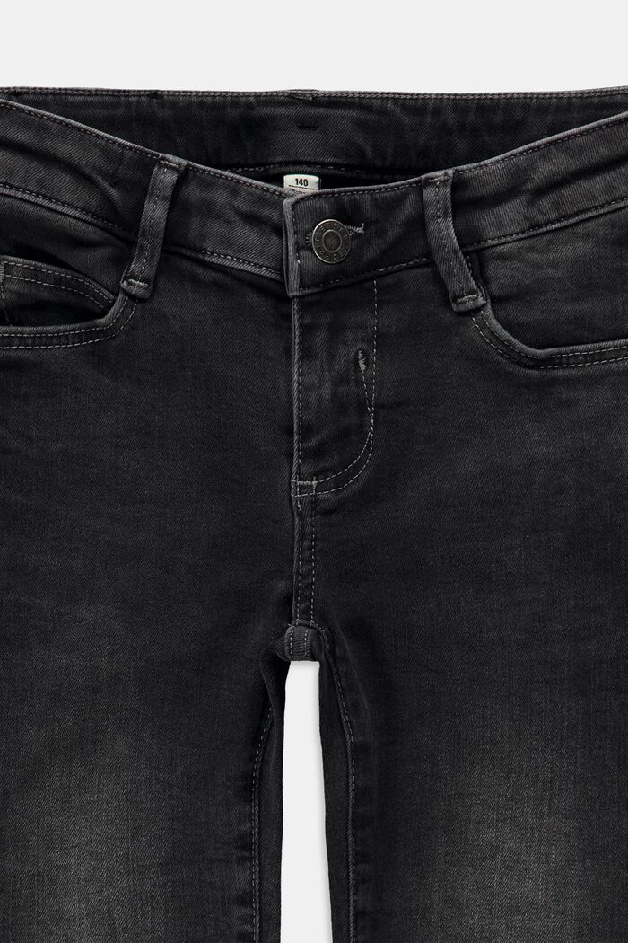Skinny fit jeans met verstelbare band, GREY MEDIUM WASHED, detail image number 2