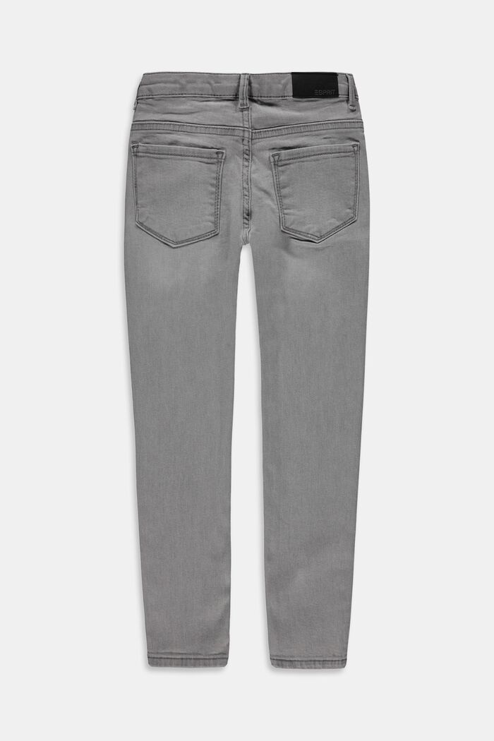 Jeans met verstelbare band, GREY MEDIUM WASHED, detail image number 1