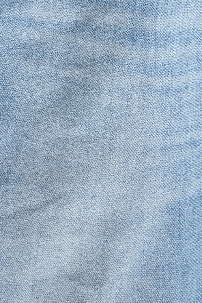 Mid rise skinny jeans, BLUE LIGHT WASHED, detail image number 5