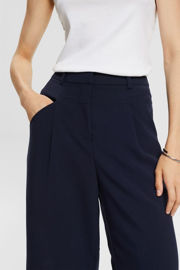 Jupe-culotte à taille haute, NAVY, detail image number 2