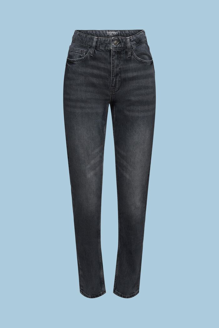 Klassieke retro jeans, BLACK MEDIUM WASHED, detail image number 6