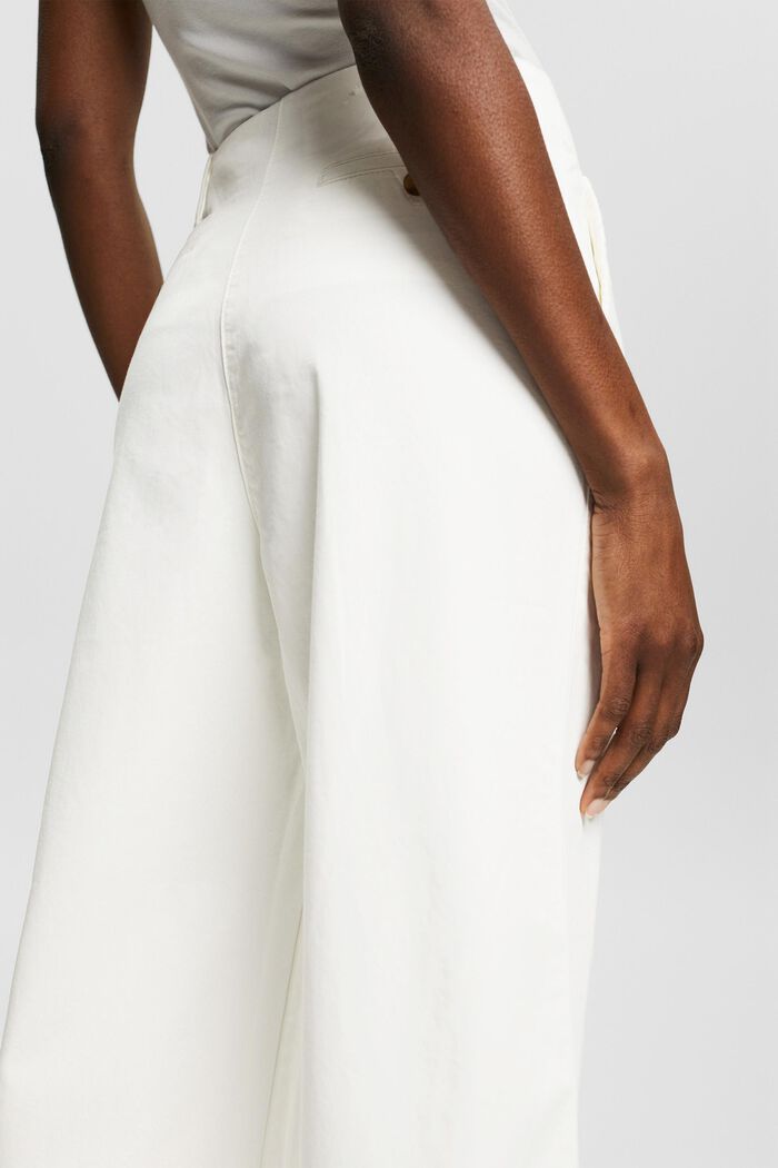 Jupe-culotte, 100% coton Pima, OFF WHITE, detail image number 5