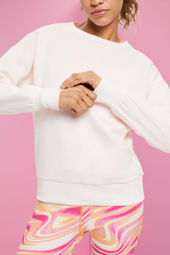 Sweatshirt met ademende inzet, PASTEL PINK, detail image number 2