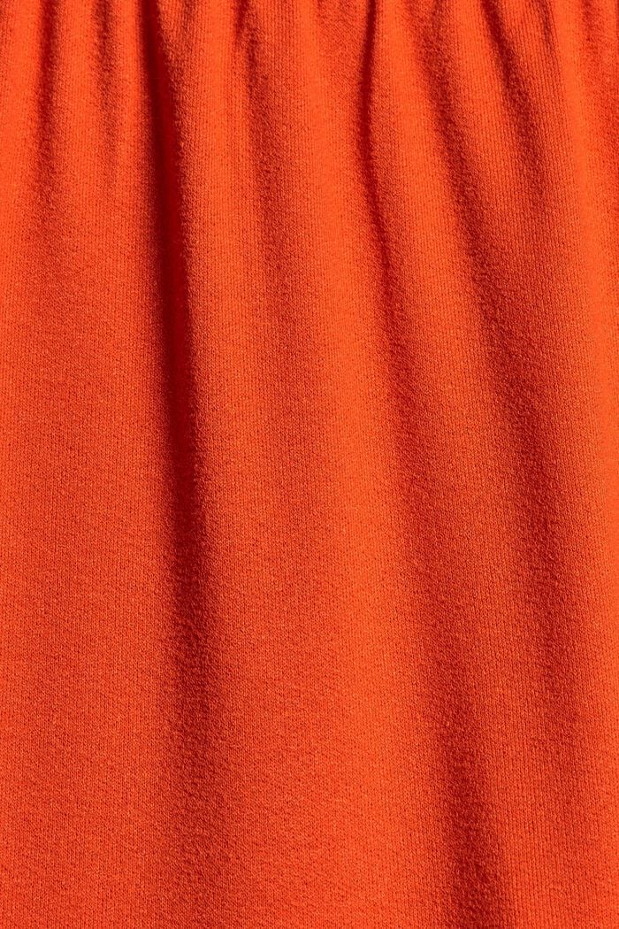Jupe en jersey en LENZING™ ECOVERO™, ORANGE RED, detail image number 4