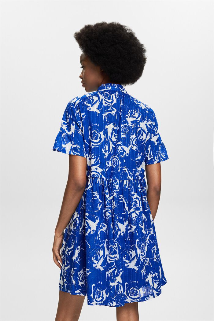 A-lijn mini-jurk met print, BRIGHT BLUE, detail image number 2