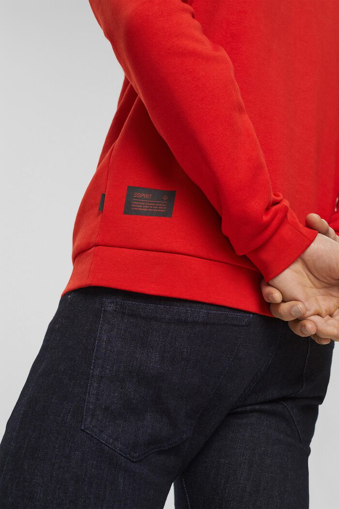 Sweatshirt, RED ORANGE, detail image number 2
