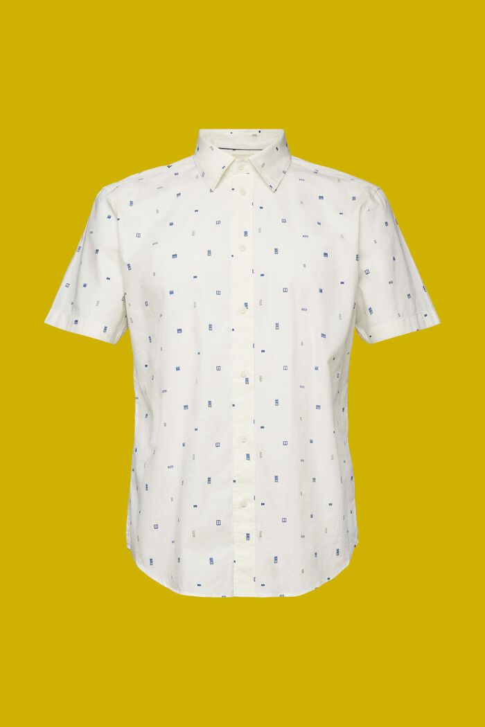 Chemise à manches courtes animée d’un motif, 100 % coton, ICE, detail image number 6
