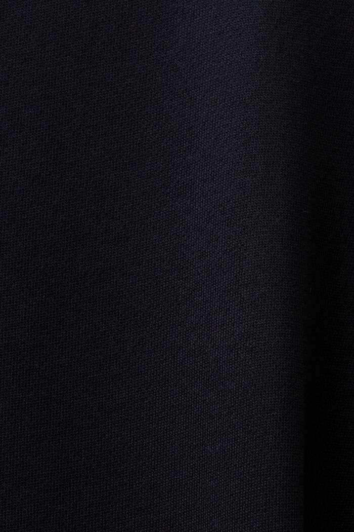 Oversized sweatshirt met print, BLACK, detail image number 6