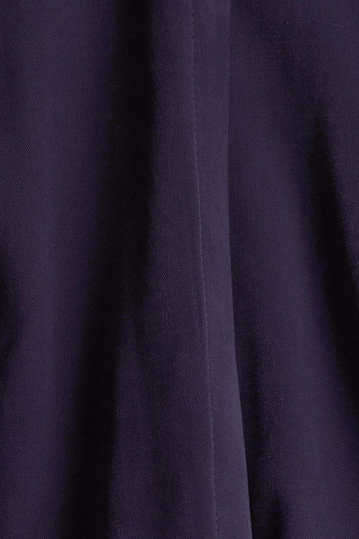 Midi-jurk met knoopsluiting, LENZING™ ECOVERO™, NAVY, detail image number 4