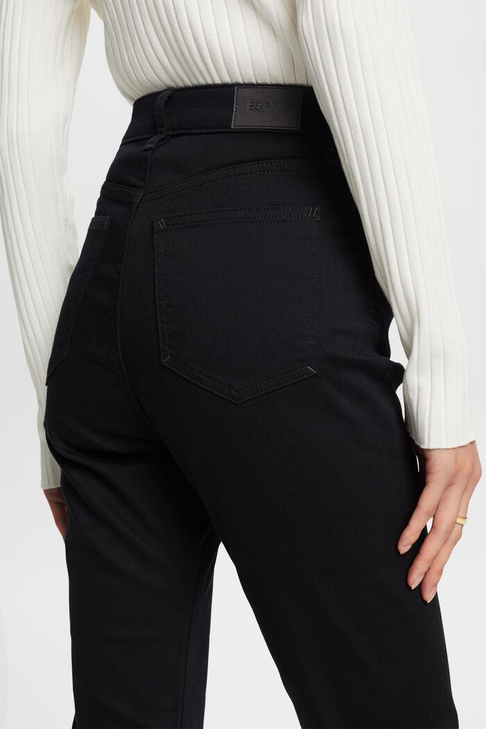 Jean Bootcut à taille haute, BLACK RINSE, detail image number 2