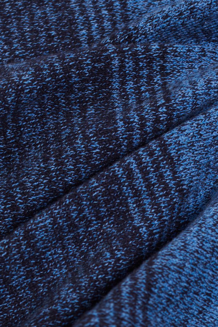 Katoenen trui met kleurverloop, NAVY, detail image number 5