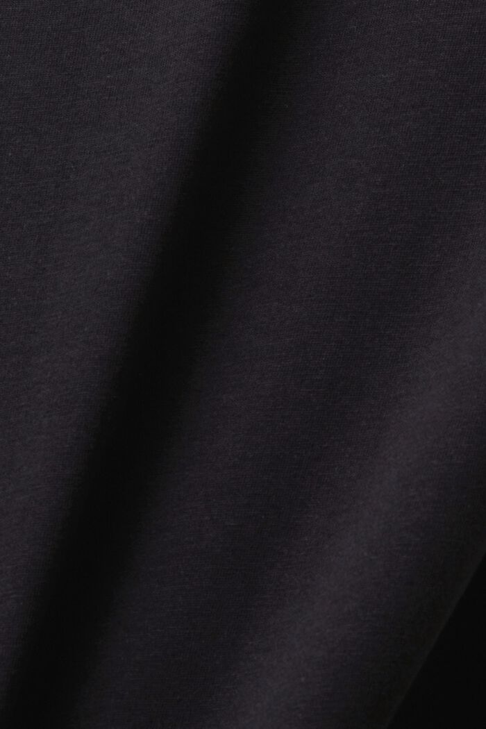 T-shirt animé de détails crochetés, BLACK, detail image number 5