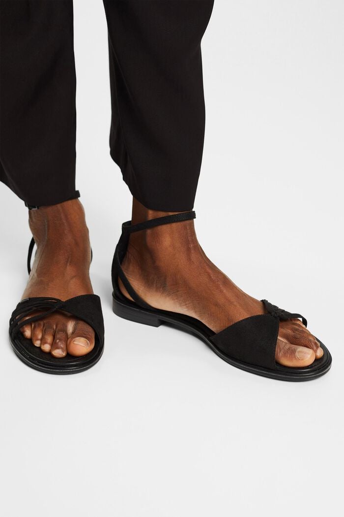 Sandales à similidaim, BLACK, detail image number 3