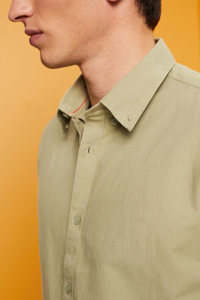 Overhemd met buttondownkraag, LIGHT GREEN, detail image number 2